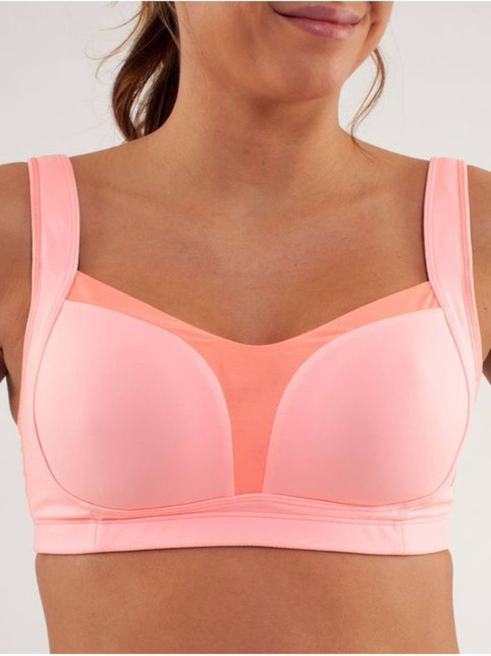 lululemon athletica Pink Support Ta Ta Tamer II sports bra Size 34C